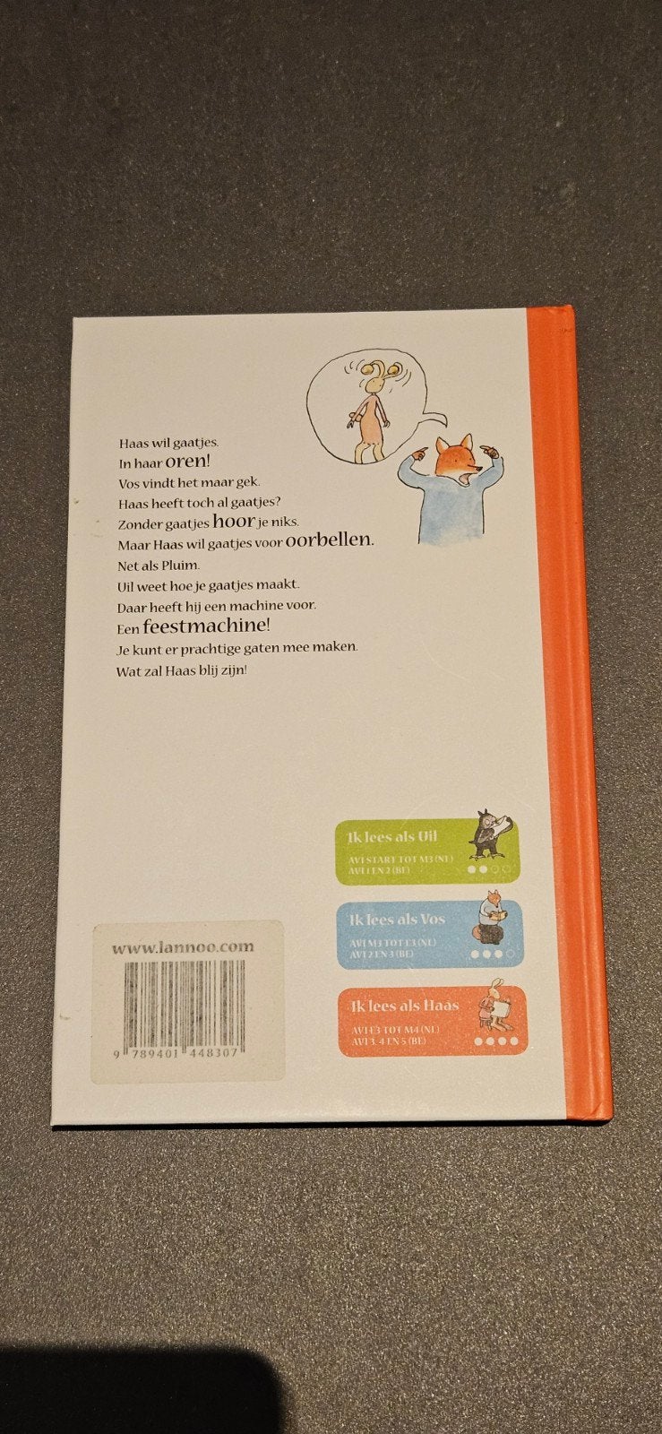 Vos en Haas: Gaatjes - Een vrolijk voorleesboek, Fictie algemeen, Jongen of Meisje, Ophalen of Verzenden, Zo goed als nieuw