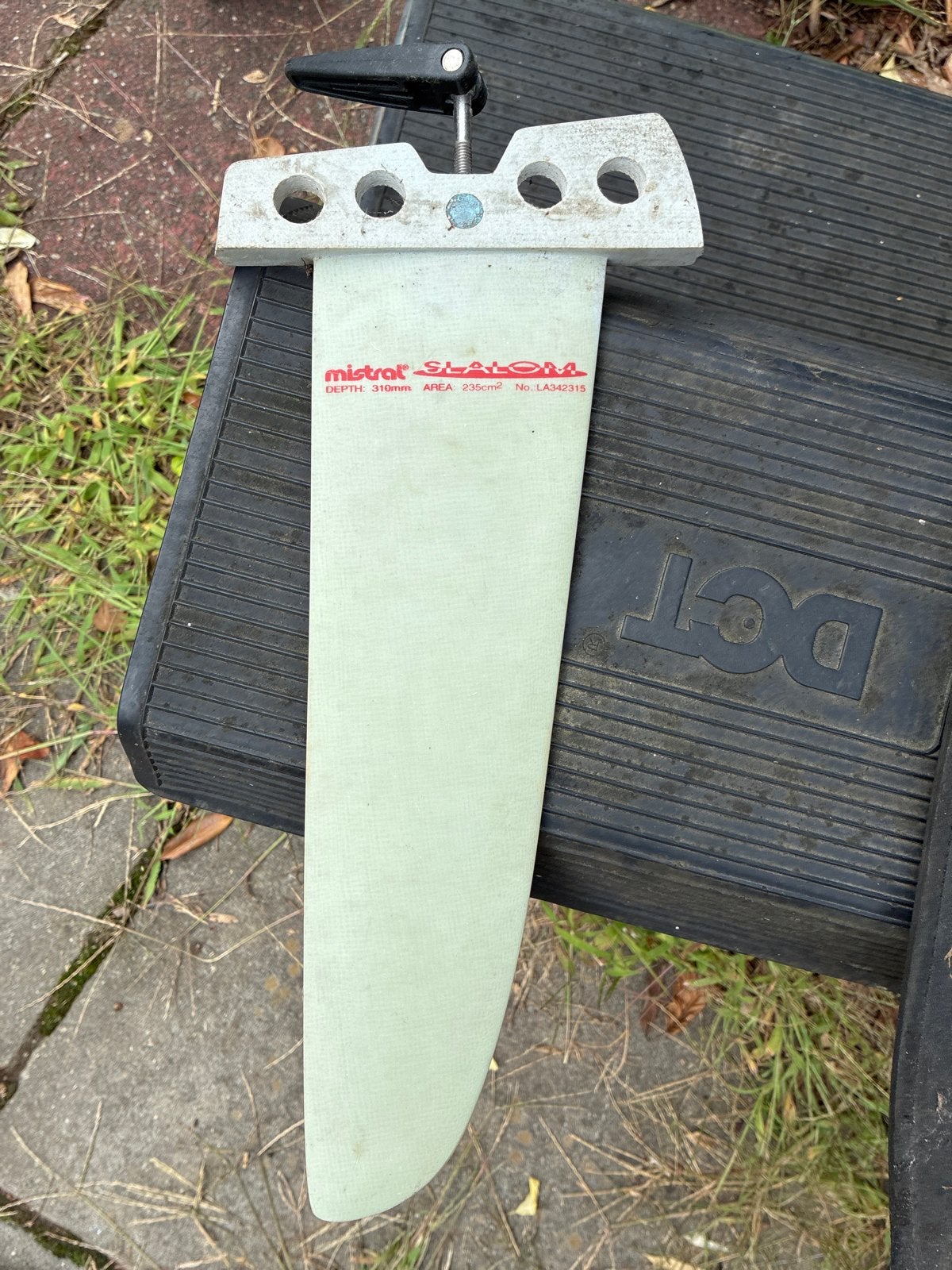 Mistral Slalom Windsurf Vin - 310mm, Ophalen of Verzenden, Gebruikt, Mistral, Vin