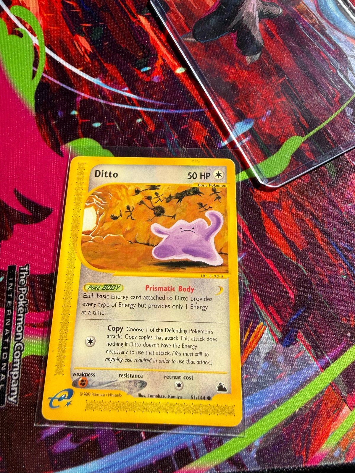 Pokémon Kaart: Ditto (51/144) - EX Deoxys Set, Hobby en Vrije tijd, Verzamelkaartspellen | Pokémon, Ophalen of Verzenden, Zo goed als nieuw