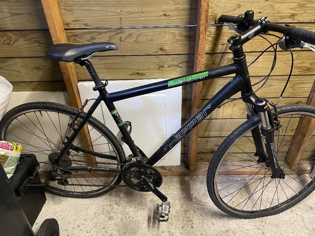 Green pepper hybride crossfiets 28”- 27 versnellingen, Ophalen, 24 inch of meer, Gebruikt, V-brakes