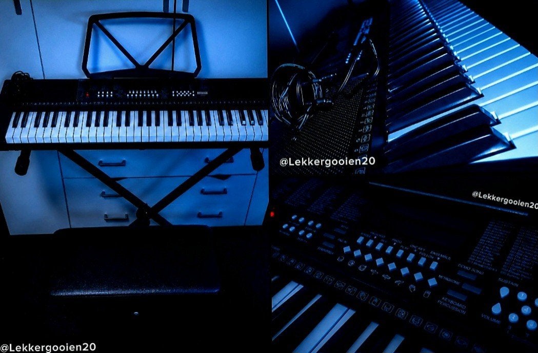 Max music [KB4] Electric Piano, Ophalen, Gebruikt, Zwart, Digitaal