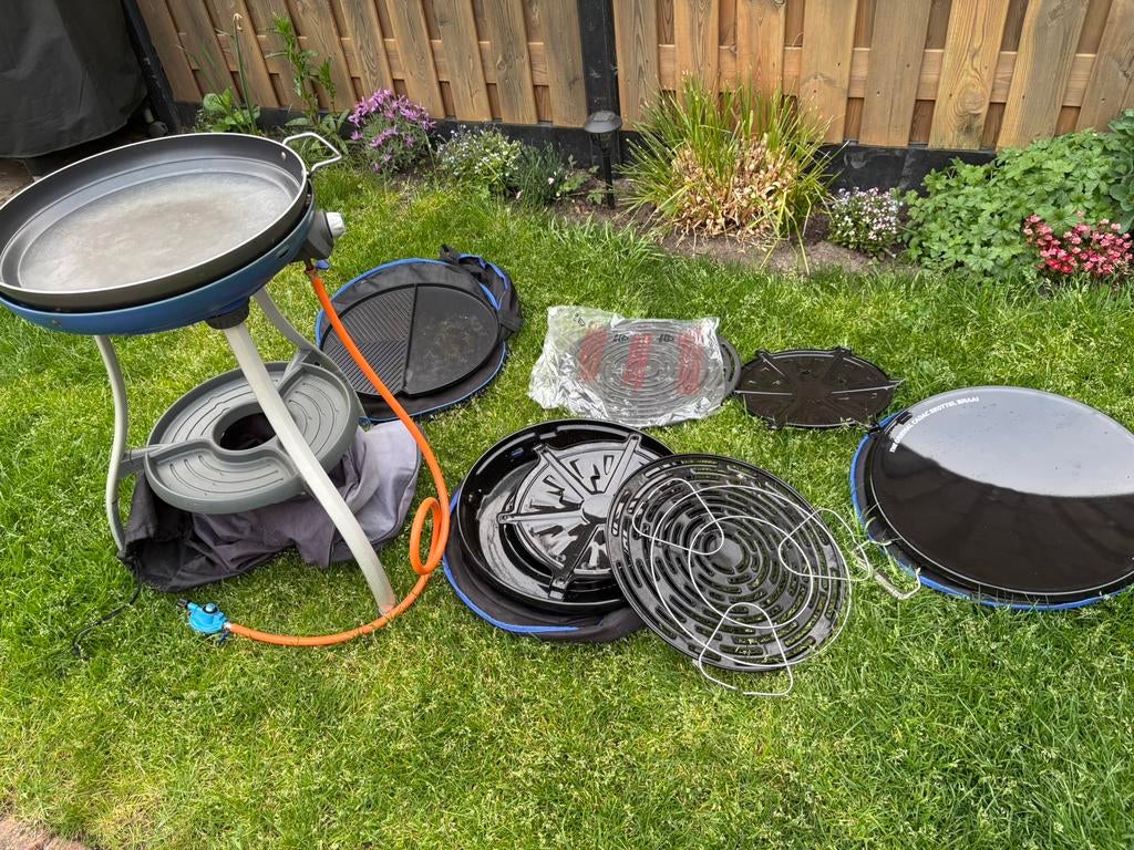 Cadac skottelbraai met veel accessoires, Ophalen of Verzenden, Gebruikt