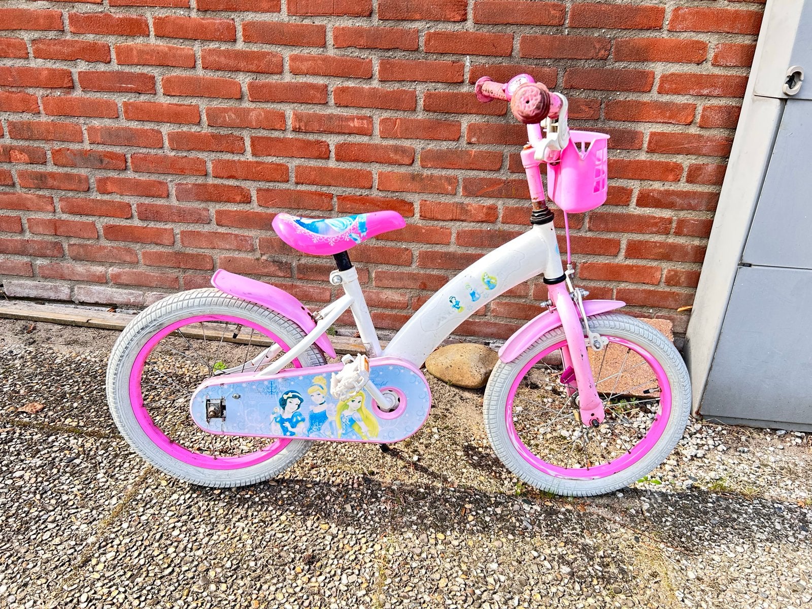Leuke prinsessenfiets voor kleine prinses, Ophalen, Zijwieltjes, Velgrem, 16 tot 20 inch