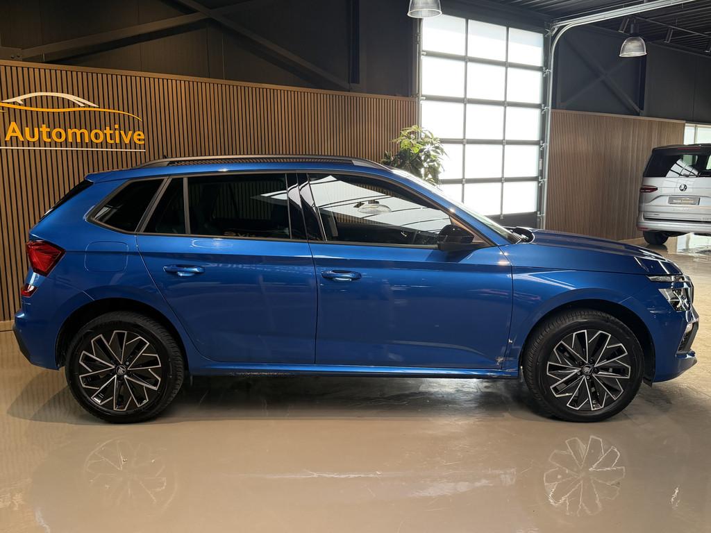 Skoda Kamiq 1.0 TSI Business Edition Stoelverwarming Navigat, Auto's, Voorwielaandrijving, Stof, Gebruikt, Zwart