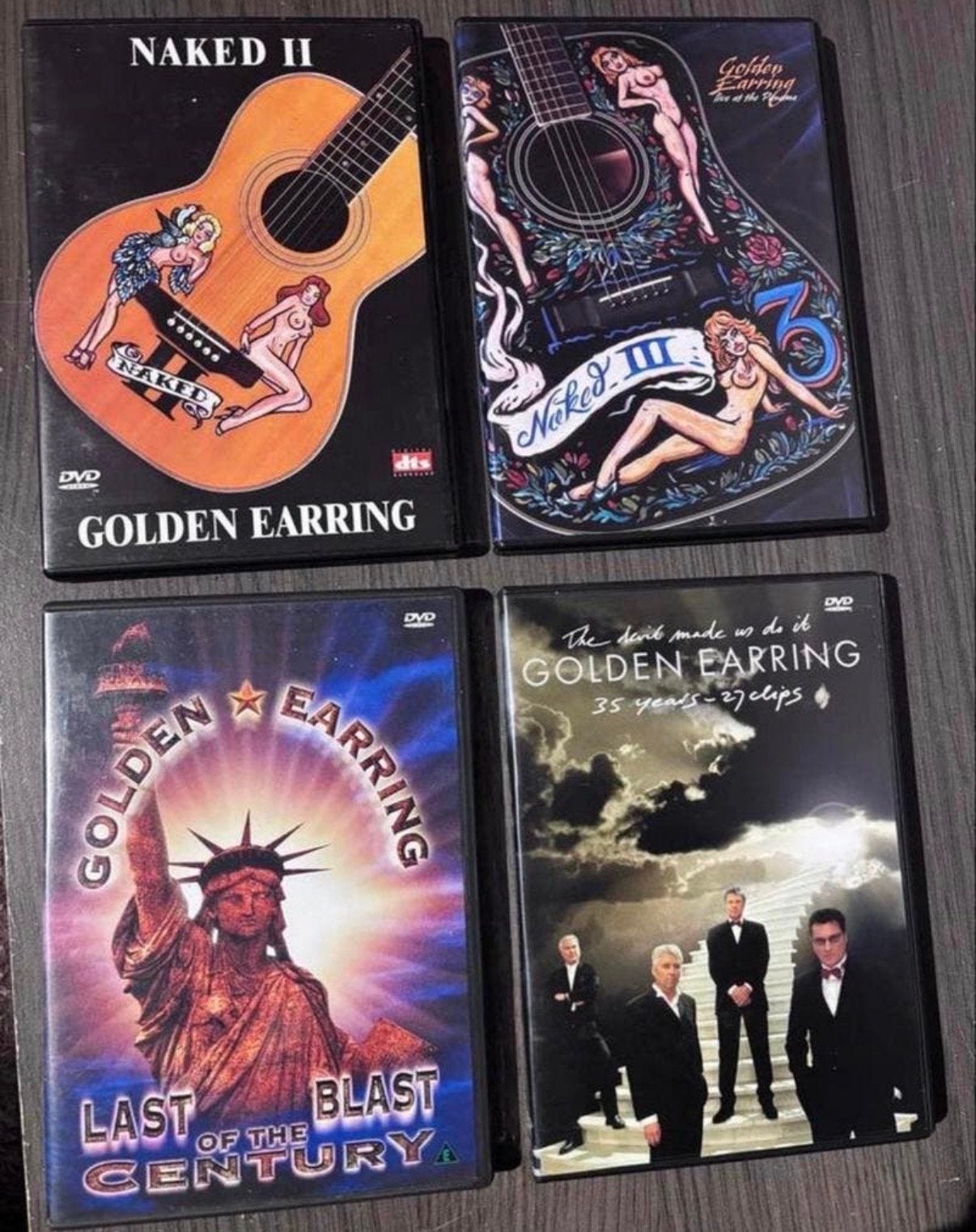 #1 Golden Earring - 4 DVD's, Alle leeftijden, Engels, Ophalen of Verzenden, Concert
