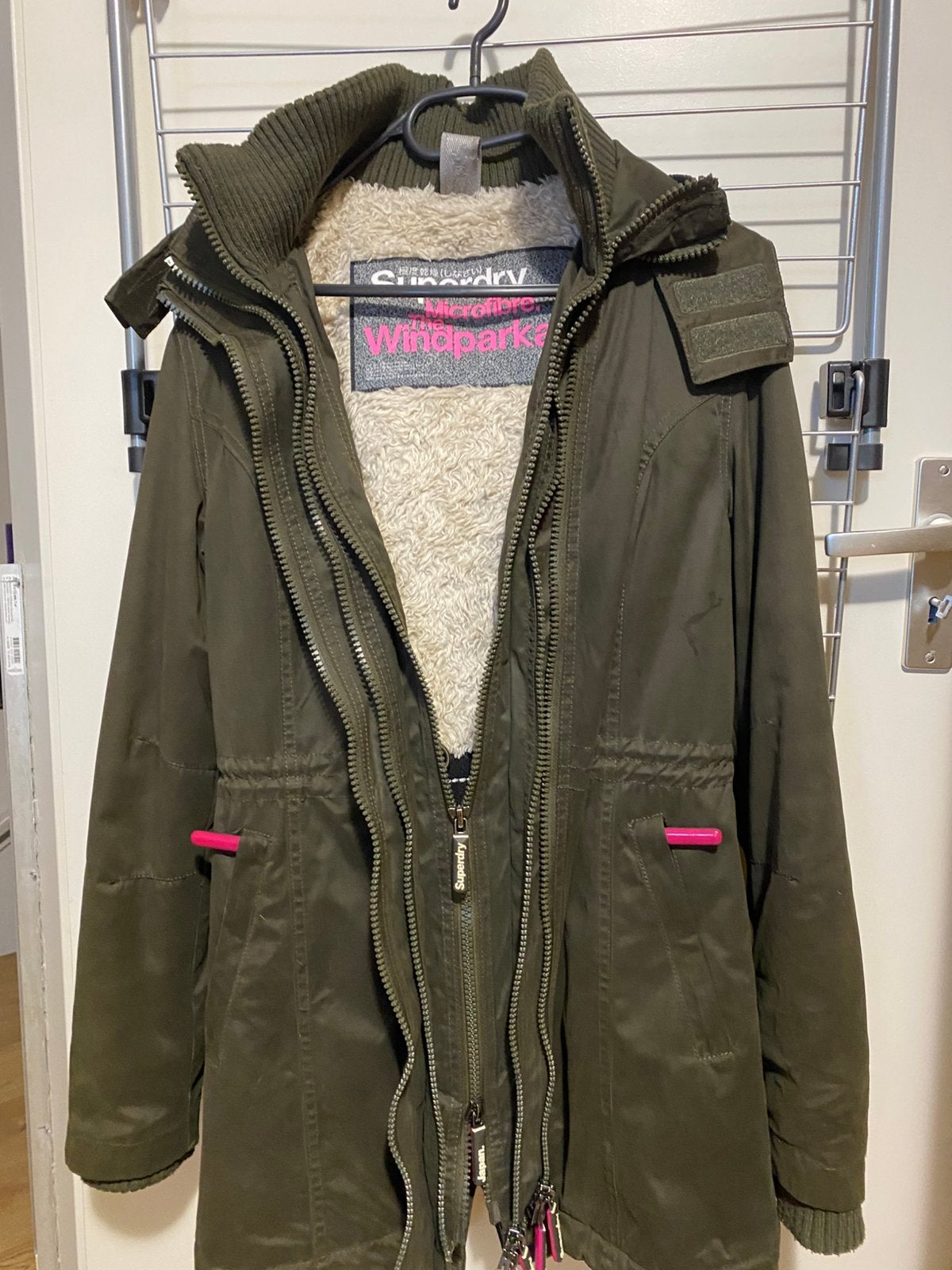 Superdry windparka, Ophalen of Verzenden, Zo goed als nieuw, Groen