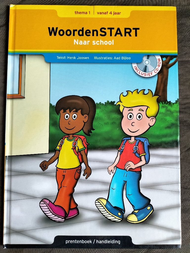 WoordenSTART - Naar school / prentenboek, vanaf 4 jr, Ophalen of Verzenden, Zo goed als nieuw, Henk Joosen, Fictie algemeen