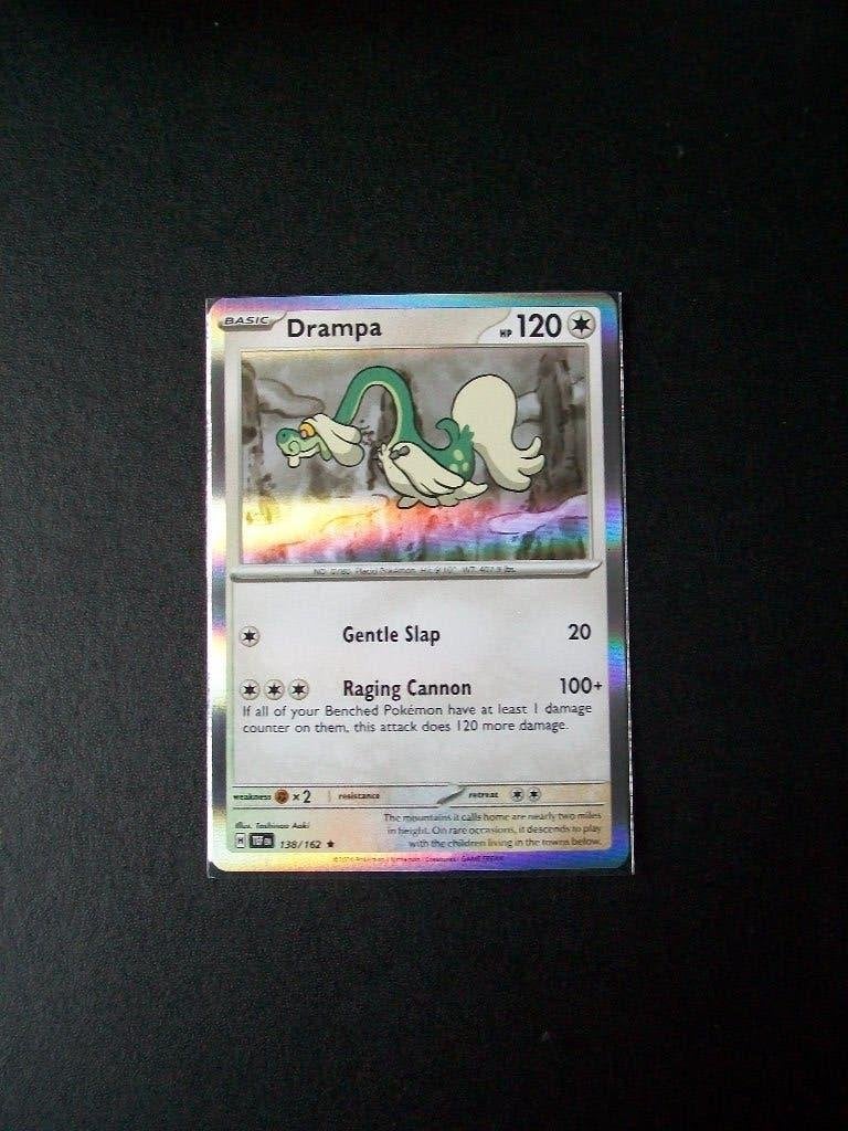 5943: Nieuwe Pokemonkaart holo rare DRAMPA HP120 (138/162), Verzenden, Nieuw, Losse kaart, Foil