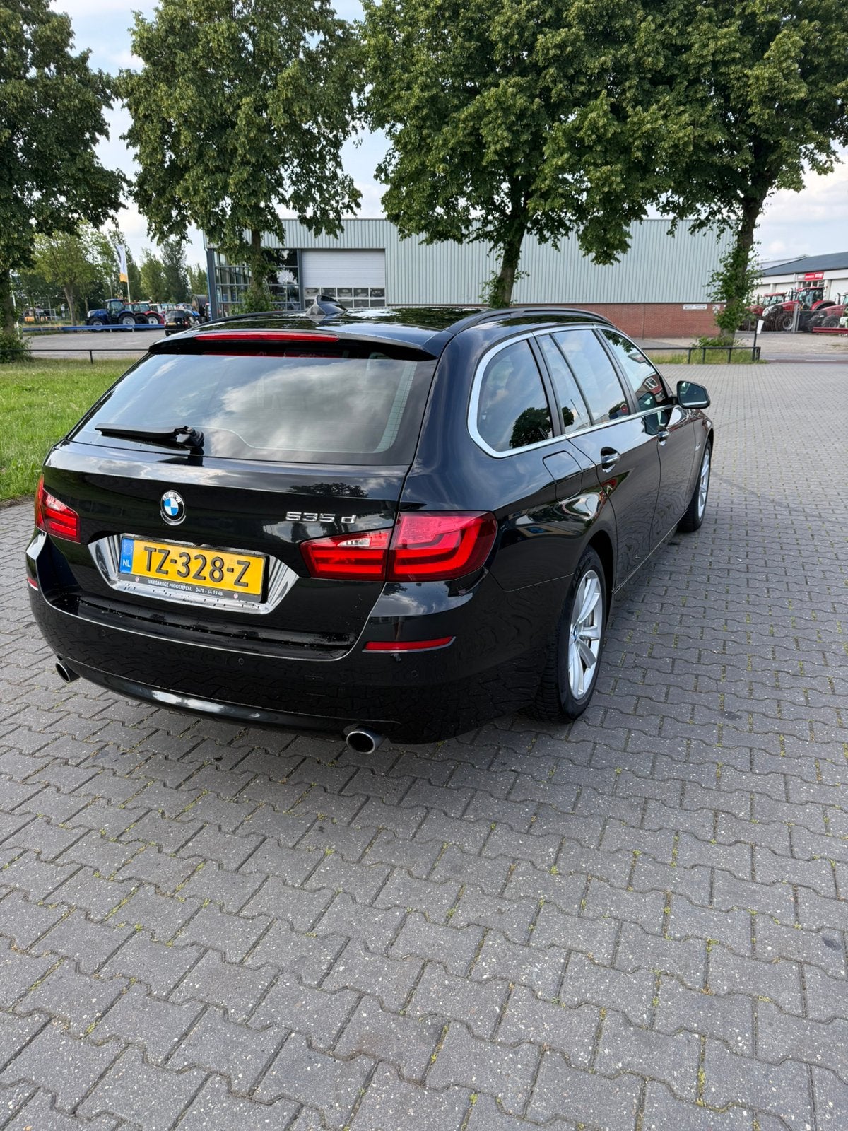 BMW 5-Serie 535d 313pk Aut. 2013 Zwart, Auto's, BMW, Automaat, Euro 5, Zwart, 2993 cc