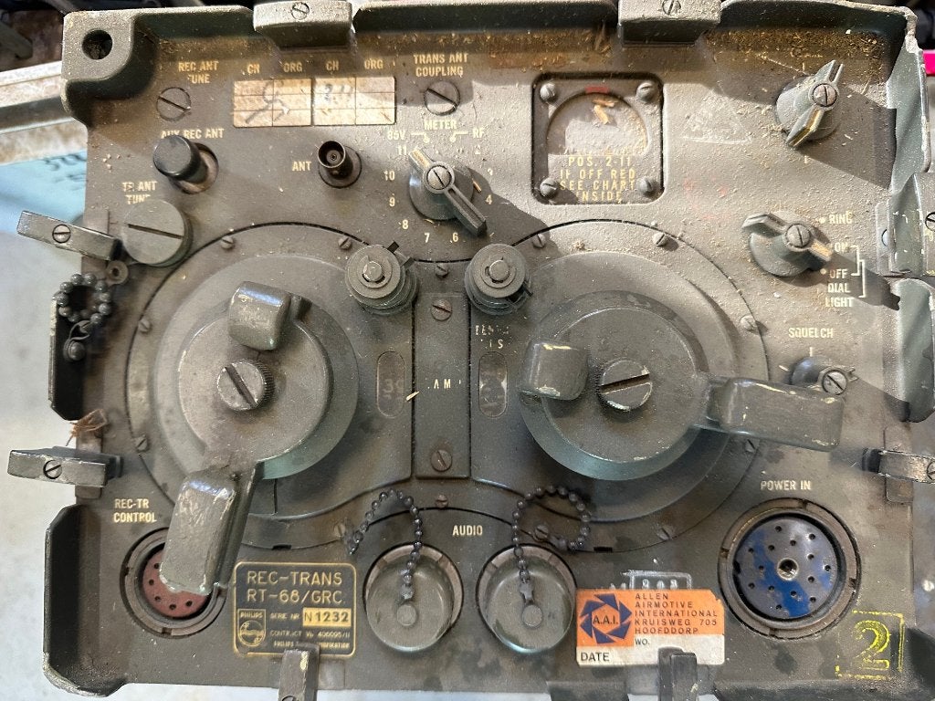 legerradio rt68 prc10 set, Ophalen, Gebruikt, Zender en Ontvanger
