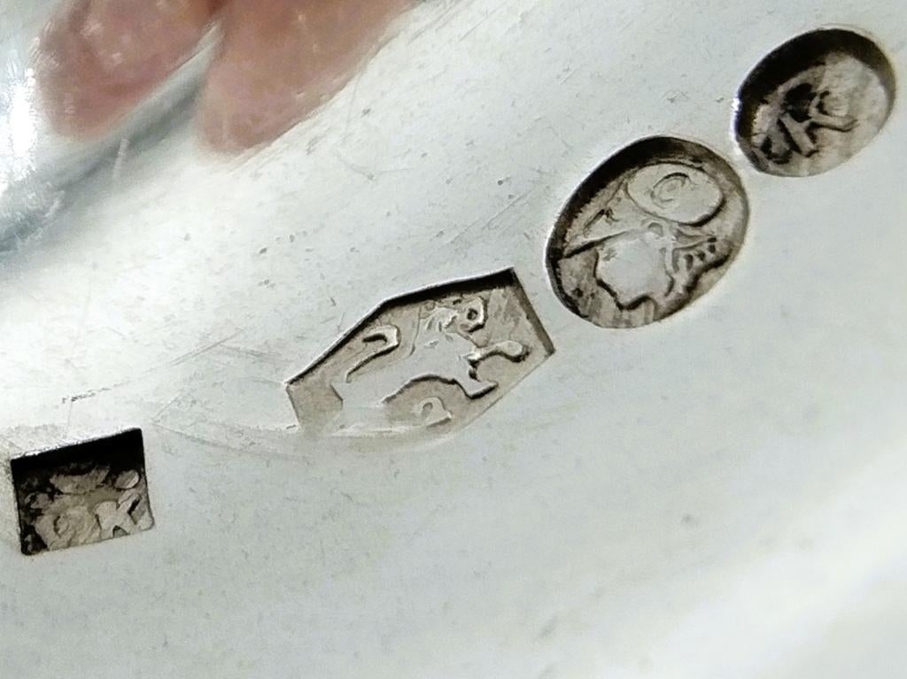 Zilveren suikerklontjestang, van Kempen & Zn, Voorschoten, Antiek en Kunst, Verzenden, Zilver