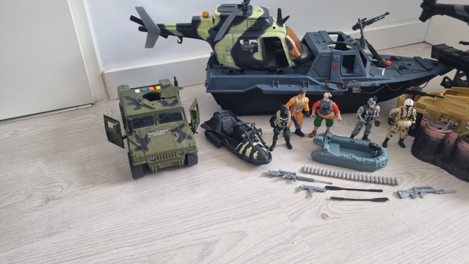 Grote set legerspeelgoed, Ophalen of Verzenden, Gebruikt