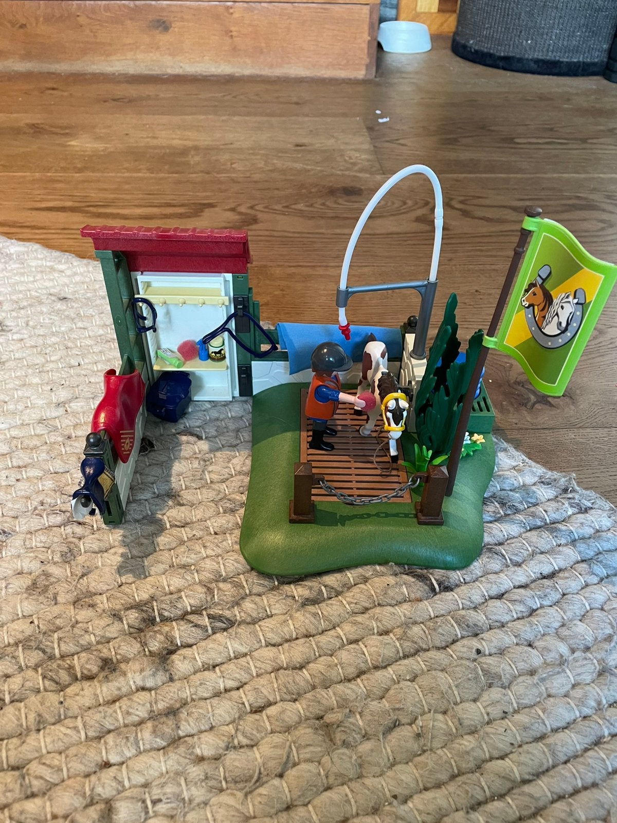 Playmobiel paardenwasplek, Gebruikt, Complete set, Overige typen, Ophalen of Verzenden