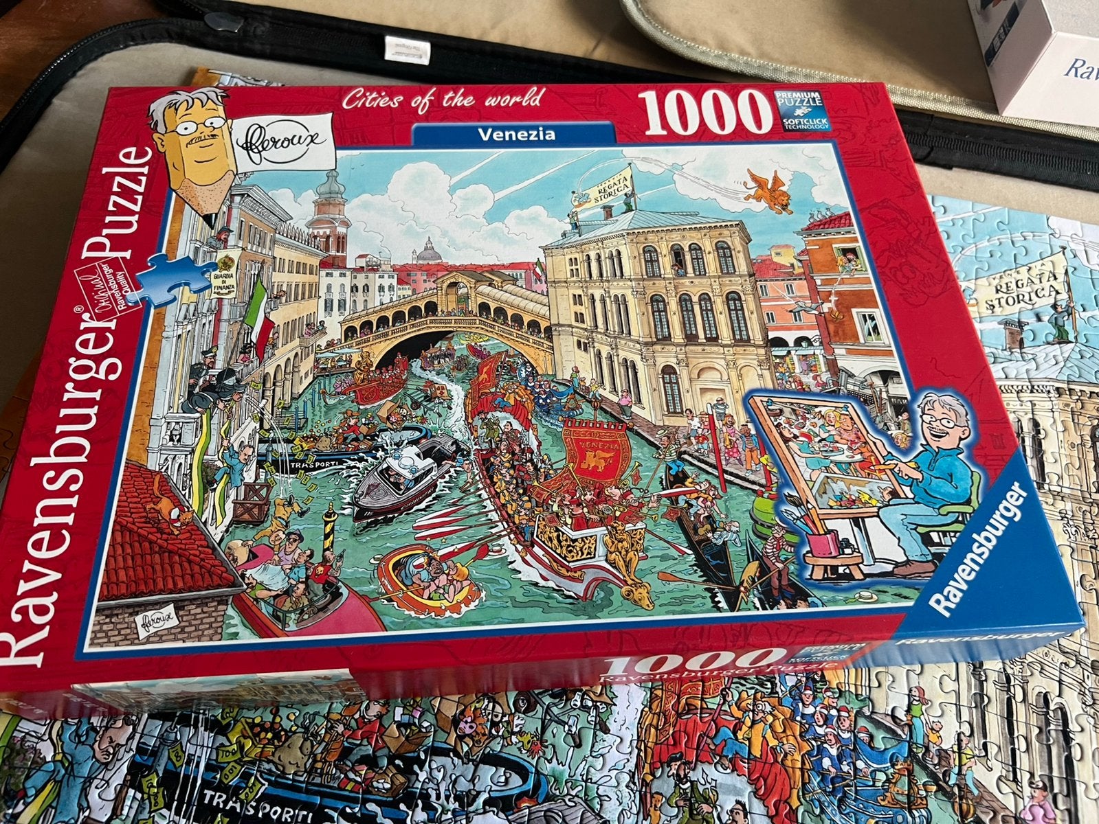 Ravensburger puzzel 1000 stukjes Cities of the World Venetie, Ophalen of Verzenden, 500 t/m 1500 stukjes, Zo goed als nieuw