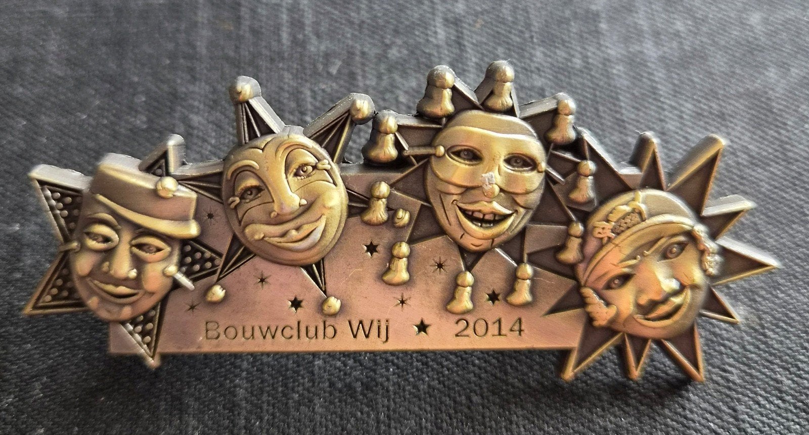 Pin Bouwclub Wij 2014, vastenavond, Berrege,, Ophalen, Zo goed als nieuw