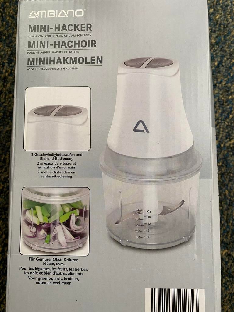 Nieuw Keukenmachine staafblender hakmolen, Ophalen of Verzenden, Nieuw