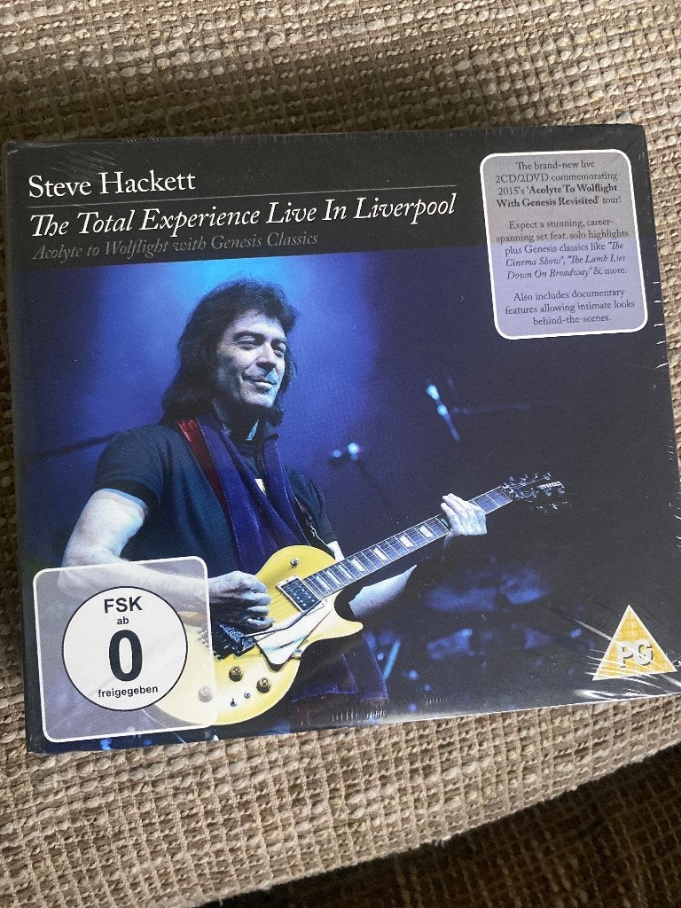 Steve Hackett - The Total Experience Liverpool (2CD/2DVD), Progressive Rock, Ophalen of Verzenden, Live-album, Bonusmateriaal