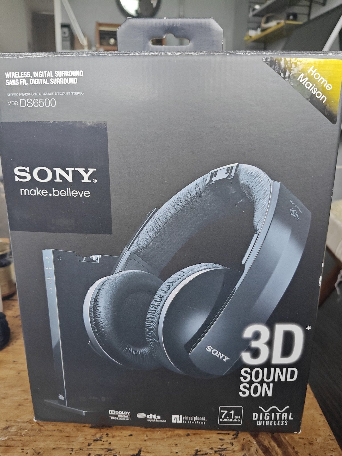 Sony MDR-DS6500 Draadloze Surround Hoofdtelefoon