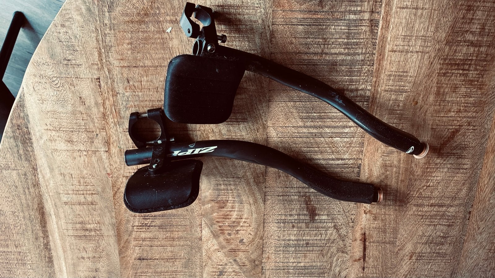 Zipp Vuka Alumina Clip-on Aerobars - Tijdritstuur, Fietsen en Brommers, Gebruikt, Stuur, Ophalen of Verzenden, Aluminium