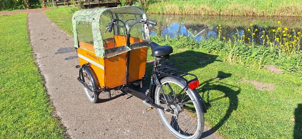 Babboe Big Bakfiets, Overige merken, 4 kinderen of meer, Gebruikt, Huif