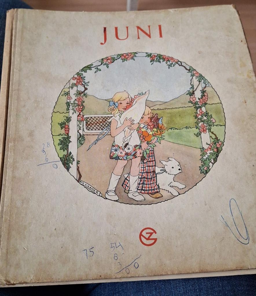 Boek Juni zomermaanden van Rie Cramer uit 1939, Antiek en Kunst, Ophalen of Verzenden