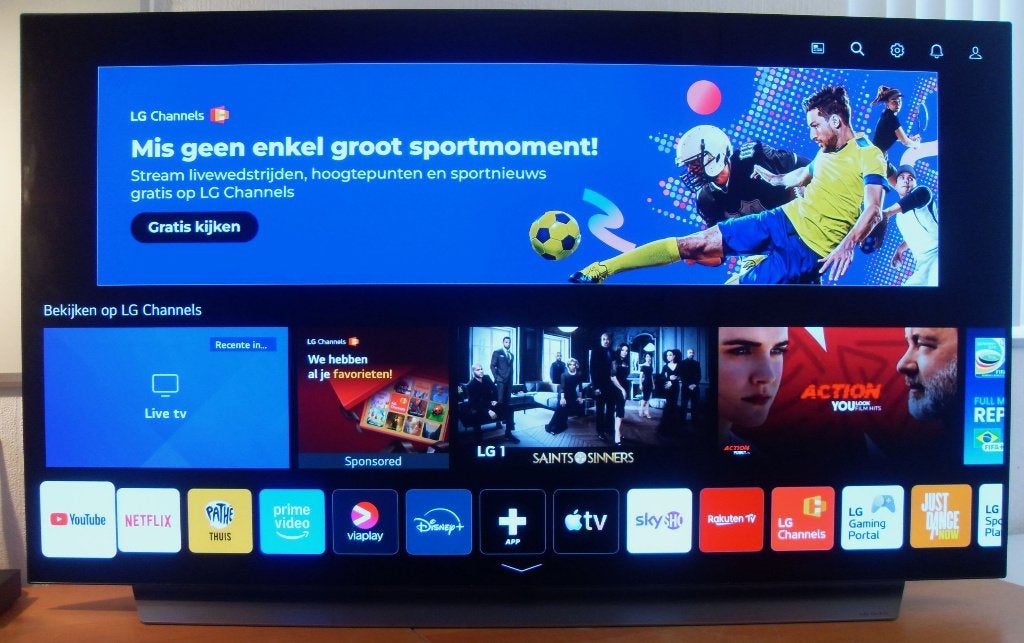 LG OLED Ultra HD 4K Smart tv met WiFi & Bluetooth (55 inch)