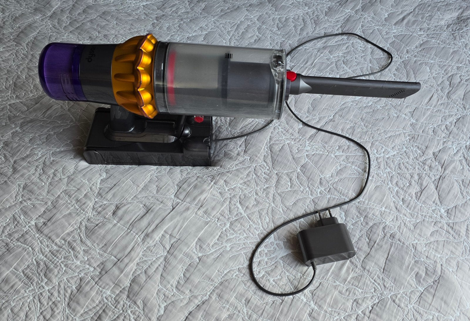 Dyson V15 Detect Absolute steelstofzuiger, Witgoed en Apparatuur, Stofzuigers, Zo goed als nieuw, Steelstofzuiger, Dyson, Draadloos