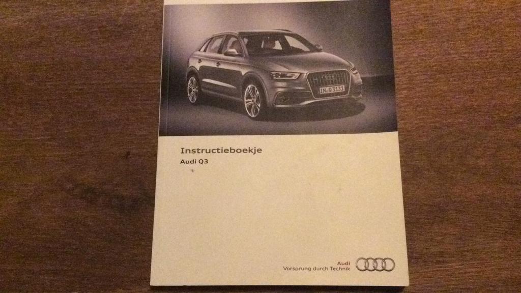 Instruktieboekje Audi Q3, Auto diversen, Handleidingen en Instructieboekjes, Ophalen