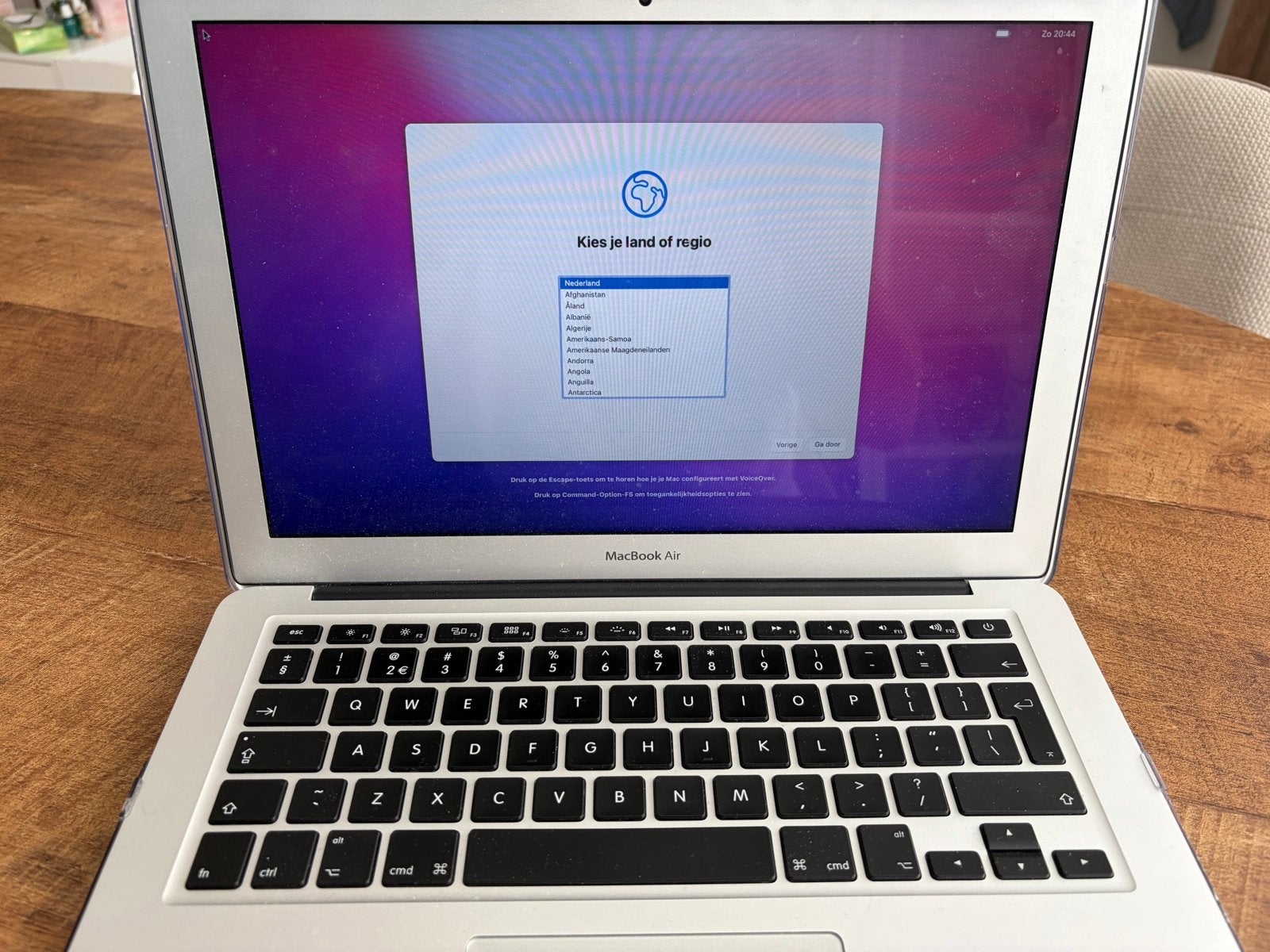 Apple MacBook Air 13 inch, Computers en Software, Apple Macbooks, Ophalen, Gebruikt, 256 GB, Minder dan 4 GB