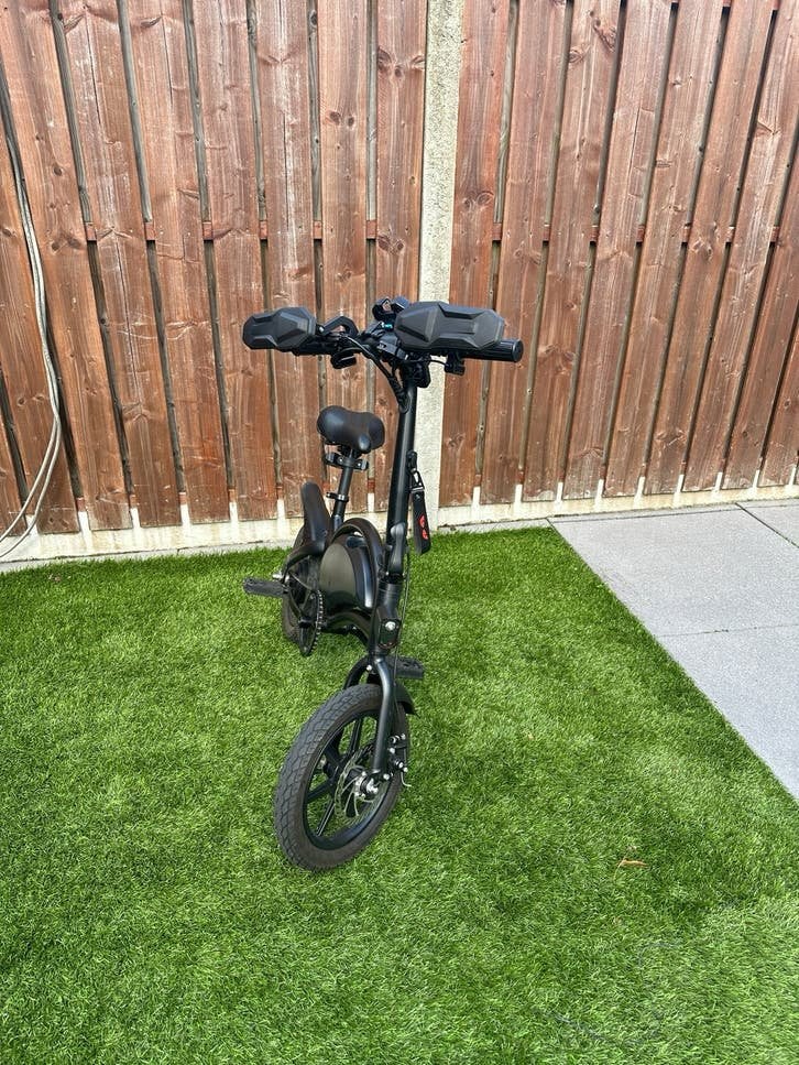 Dyu opvouwbare elektrische fiets, Heren, Zo goed als nieuw, Schijfrem, Ophalen