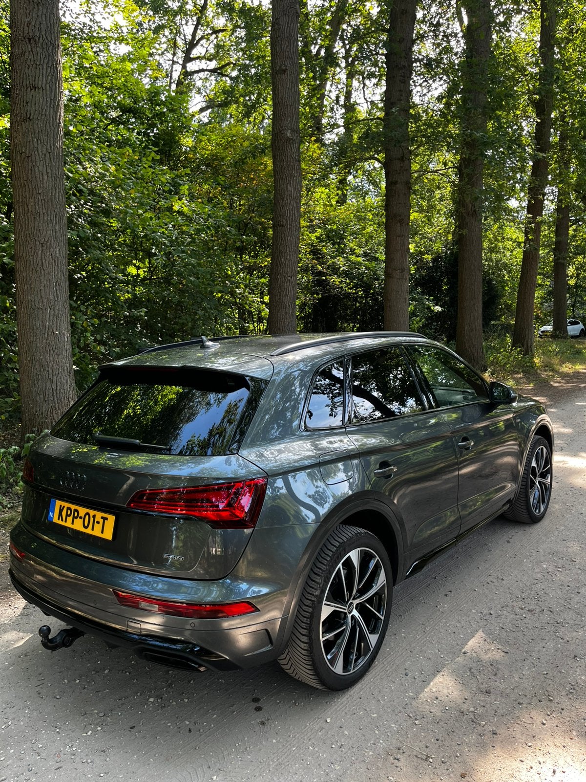 Audi Q5 50 Tfsi e 299pk Phev S Tronic Quattro 2022 Grijs, Automaat, Zwart, 4 cilinders, Leder en Stof