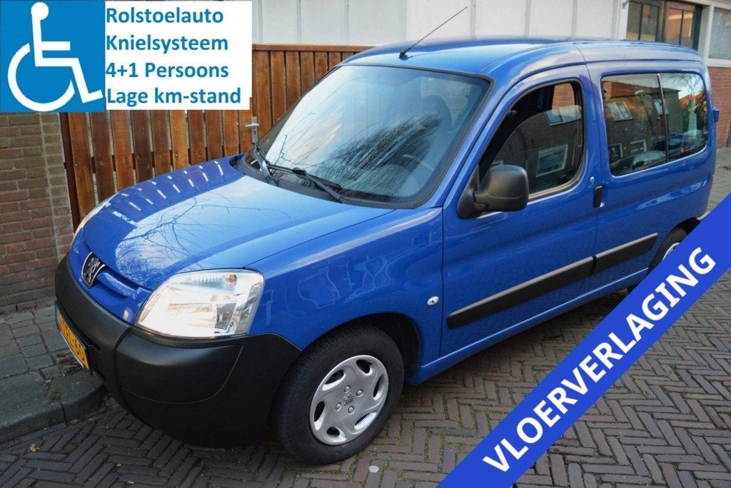 Peugeot PARTNER ROLSTOELAUTO KNIELSYSTEEM  4+1 PERSOONS  LAG, Auto's, 1190 kg, 49 €/maand, 14 km/l, Bedrijf