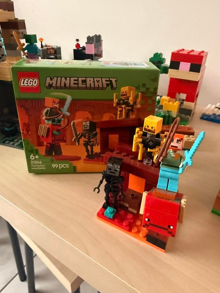 Lego minecraft 21266, Ophalen of Verzenden, Zo goed als nieuw