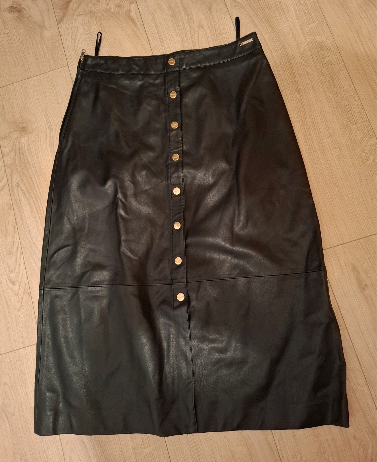 Nieuwe  leren Rok, Maat 38/40 (M), Zwart, Nieuw, Ophalen of Verzenden