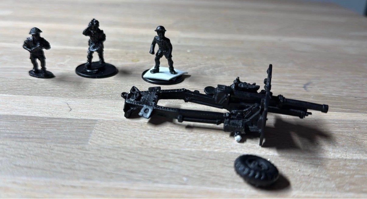 Bolt Action british 8th Army 25 Pounder Light Artillery, Hobby en Vrije tijd, Ophalen of Verzenden, Zo goed als nieuw, Historisch