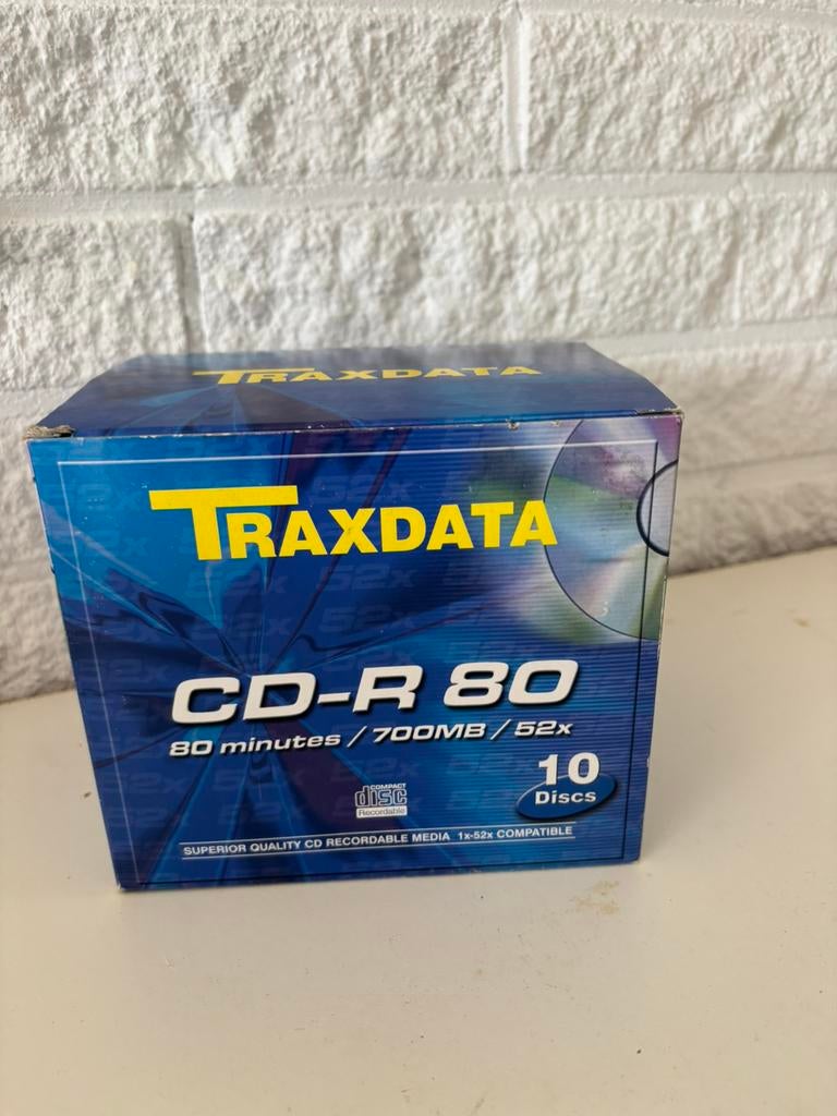 Doos met 10 blanco cd’s, Ophalen, Nieuw