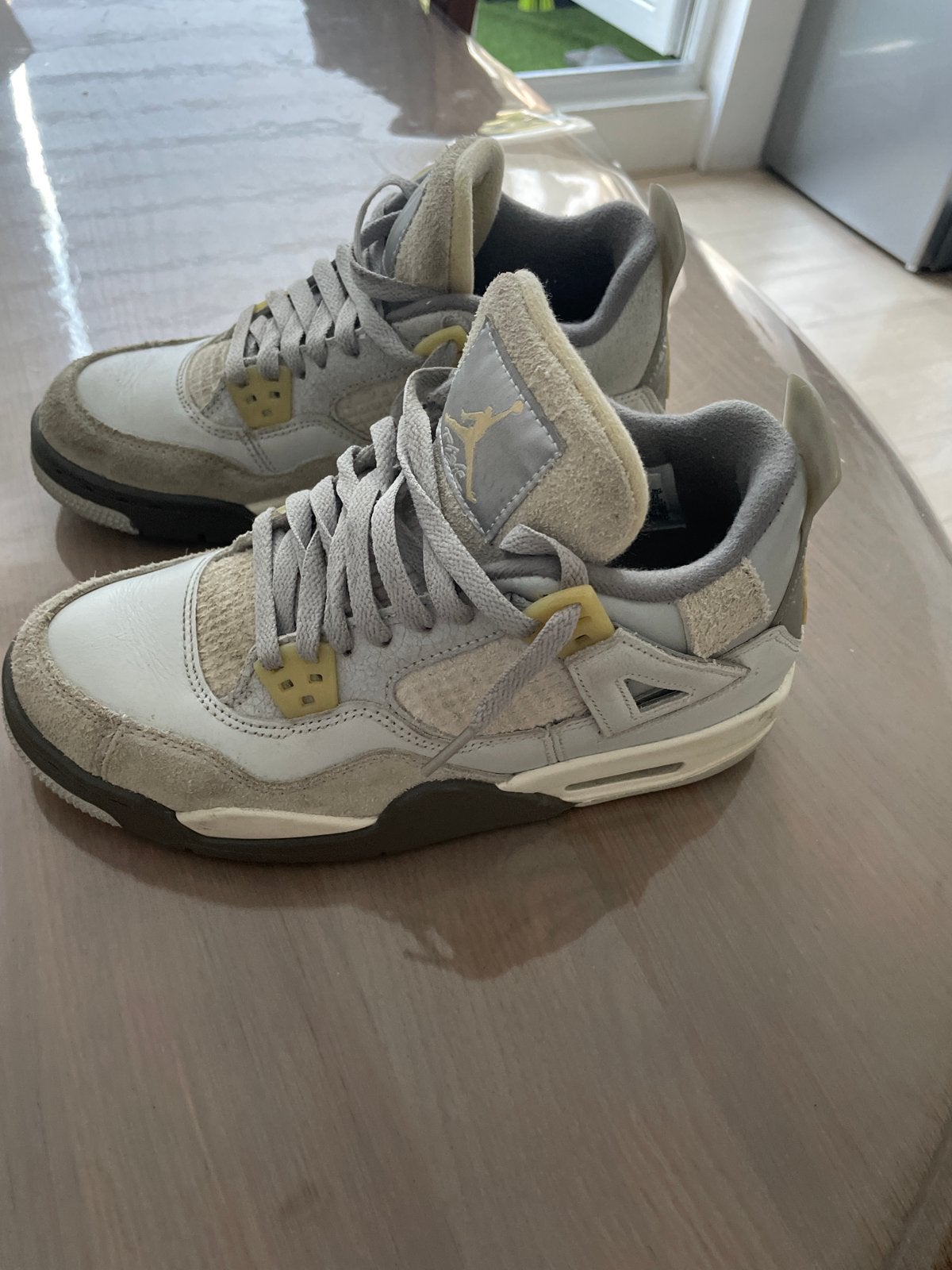 Nike Air Jordan 4 Retro SE Craft 'Photon Dust' - Maat 38, Ophalen, Grijs, Sneakers of Gympen, Zo goed als nieuw