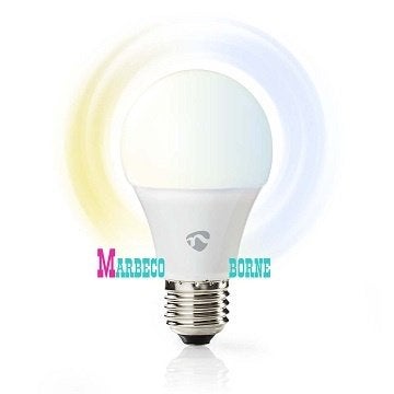 SmartLife Wi-Fi smart LED-lamp, Warm- tot Koud Wit, E27 LW10, Nieuw, Info@marbeco.nl, Nedis SmartLife, Led-lamp