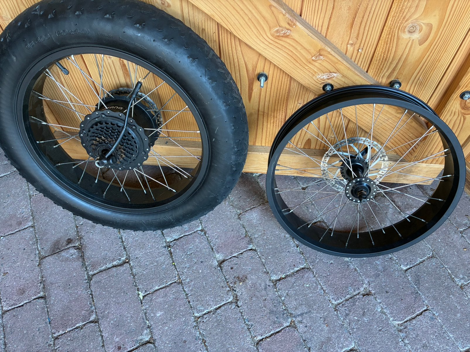 Set bafang elektrische FATBIKE wielen motor defect, Ophalen, Zo goed als nieuw, Fatbike, Motor