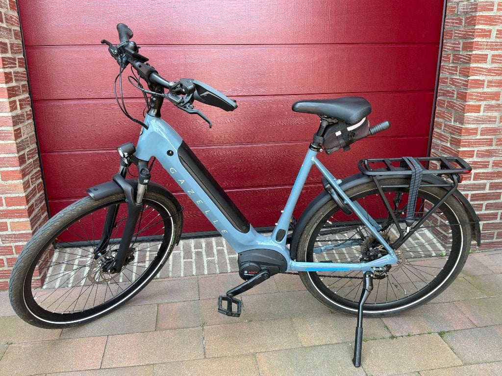 E bike Gazelle ultimate t10, Ophalen, Zo goed als nieuw, 50 km per accu of meer, 55 tot 59 cm
