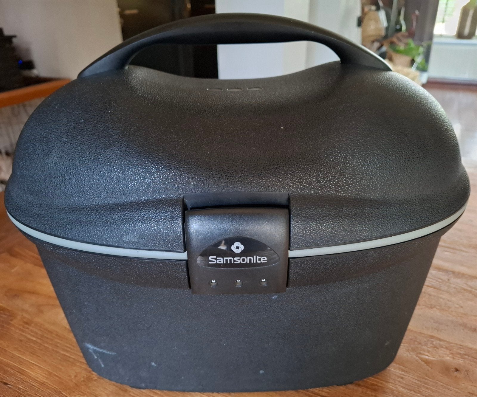 Samsonite beautycase in zeer goede staat, Sieraden, Tassen en Uiterlijk, Beautycases, Ophalen, Zo goed als nieuw, Zwart