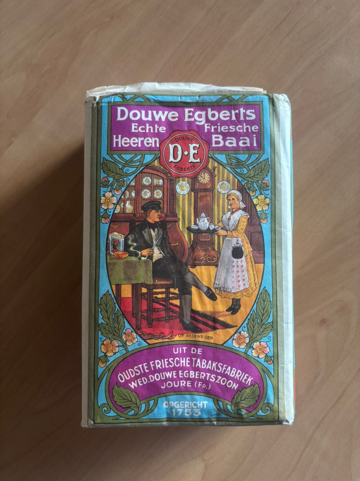 Oud pak DE Douwe Egberts Heeren-baai pijp tabak, Verzamelen, Merken en Reclamevoorwerpen, Ophalen of Verzenden, Zo goed als nieuw
