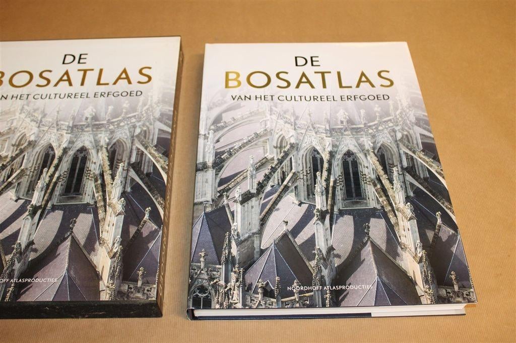 Bosatlas Cultureel Erfgoed — Nederland in Kaart 416p Groot, Boeken, Gelezen, Ophalen of Verzenden, Landkaart, 1800 tot 2000