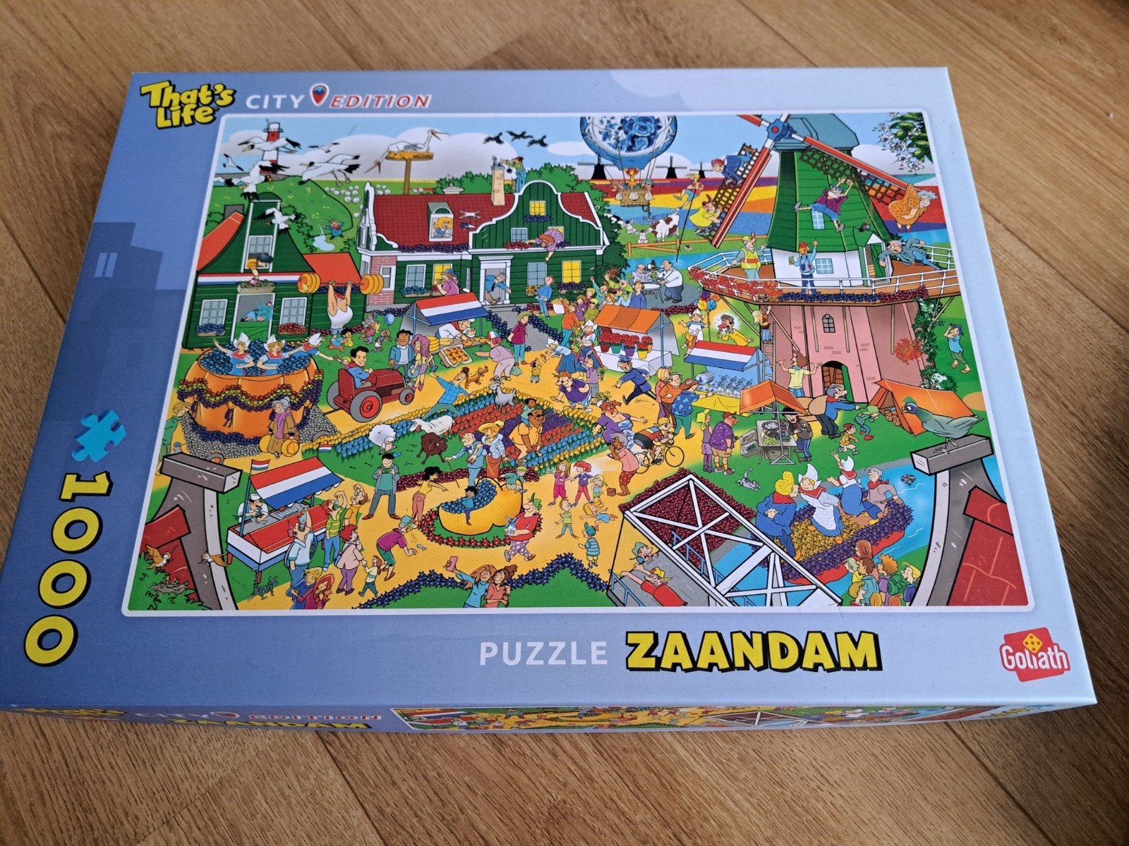 Goliath That's Life City Edition Zaandam Puzzel 1000 Stukjes, Ophalen of Verzenden, 500 t/m 1500 stukjes, Gebruikt, Legpuzzel