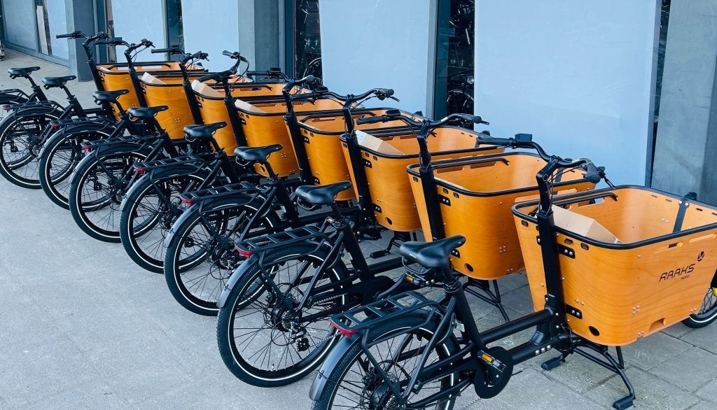 Fietshokje Hoofddorp: Raaks Modo elektrische bakfiets NIEUW, 4 kinderen of meer, Huif, Niet ingevuld, Nieuw
