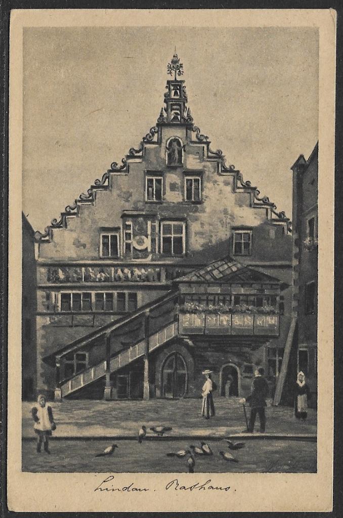 542 Lindau Badhuis am Bodenzee, Ophalen of Verzenden, Voor 1920, Ongelopen