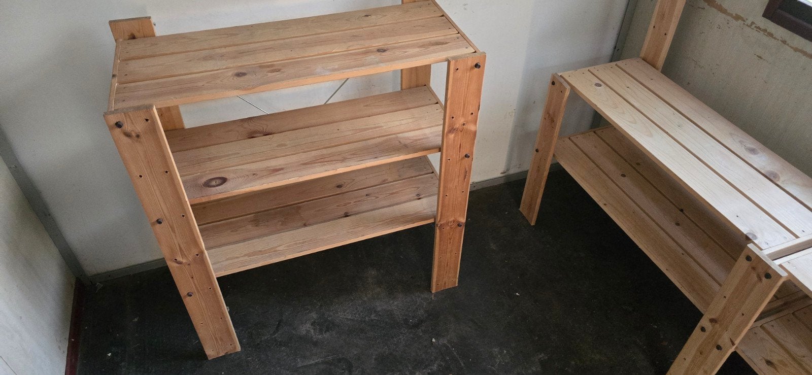 Houten rekken / stellingen, Ophalen, Gebruikt