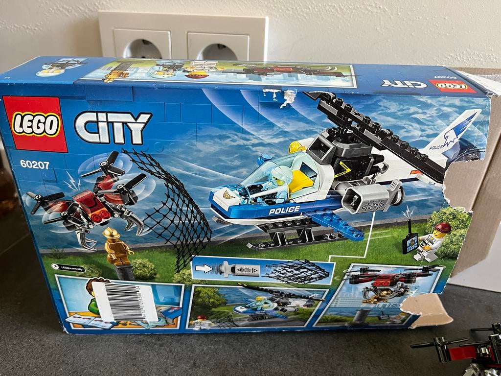 LEGO City 60207 Sky Police Drone Chase, City, Lego, Ophalen of Verzenden, Zo goed als nieuw