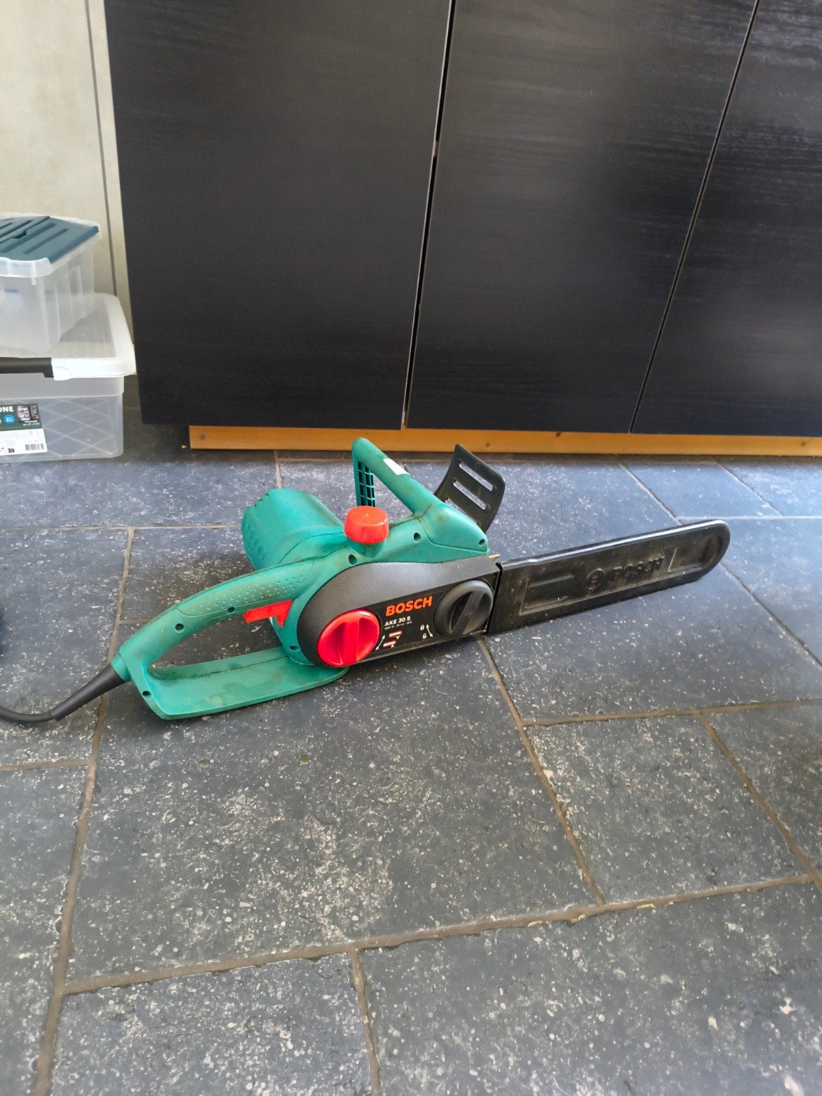 Bosch AKE 30 S elektrische kettingzaag, Ophalen of Verzenden, Gebruikt