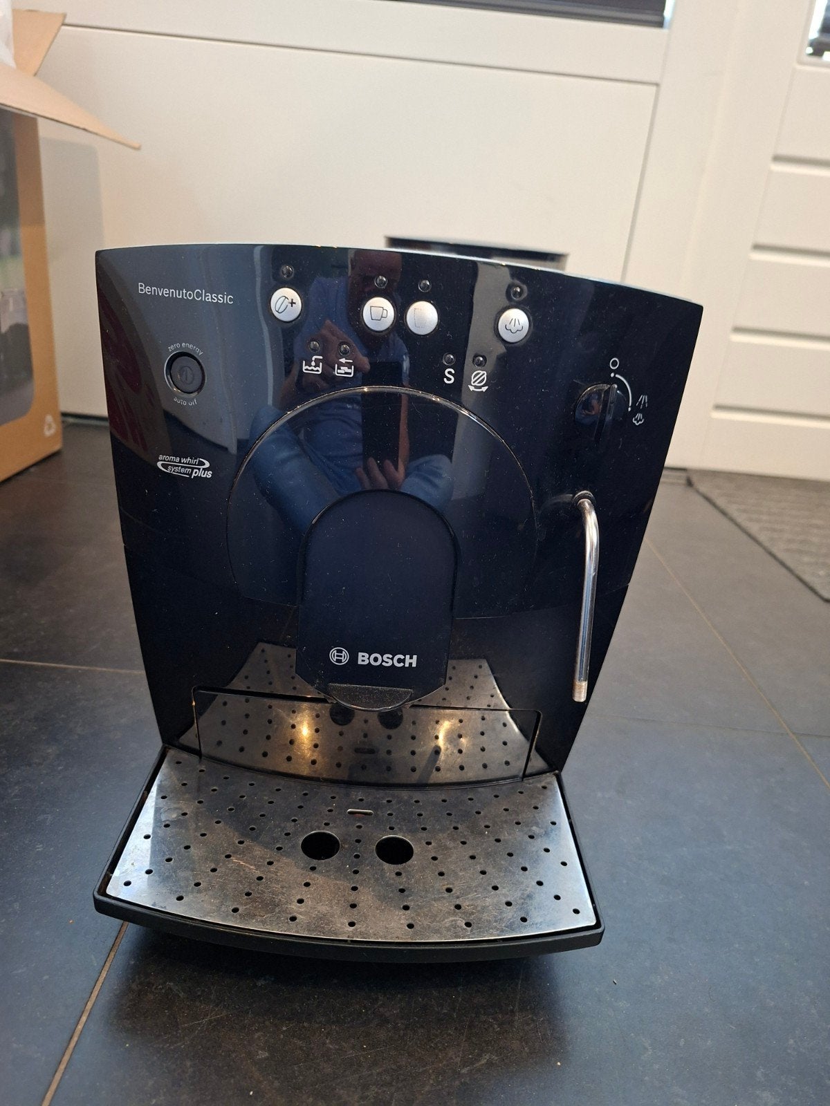 Bosch BenvenutoClassic koffiemachine - Gebruikt, Witgoed en Apparatuur, Stoompijpje, Gebruikt, Espresso apparaat, 2 tot 4 kopjes